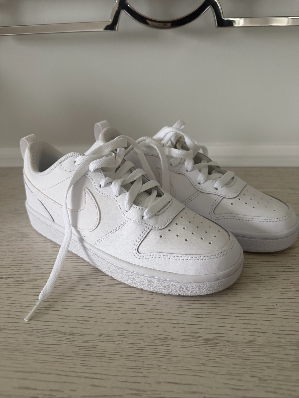 Nike Kids White Low-Top Sneakers